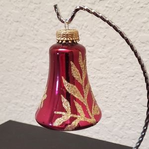 Vintage Krebs glass bell ornaments